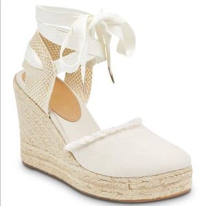 Ivanka Ivory wedge sandals